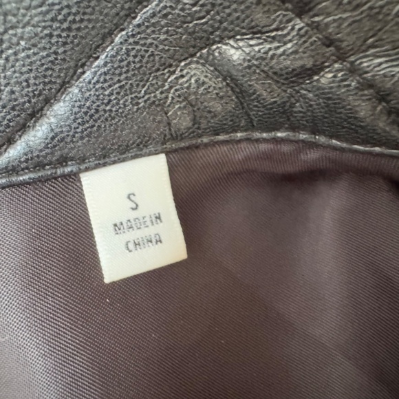 Wilfred Black Leather Jacket - Picture 6 of 14